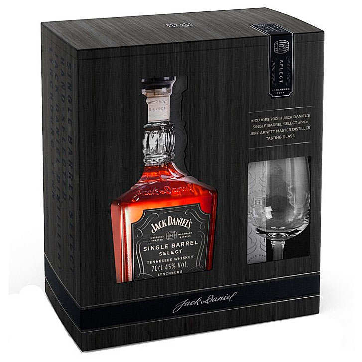 Whisky Jack Daniel's Single Barrel Select coffret dégustation 1 verre