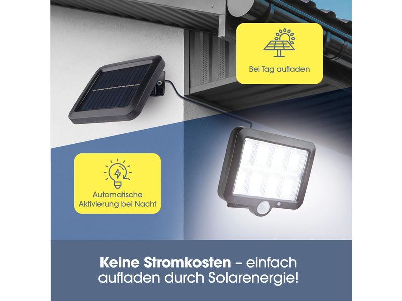 MAXXmee Strahler Solarleuchte mit Bewegungsmelder IP44 Solarleuchte mit Bewegungsmelder