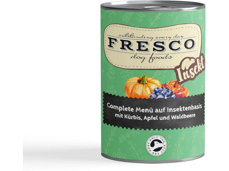 FRESCO Nassfutter Complete Plus Insekt 400 g Ergänzungsfuttermittel für Hunde