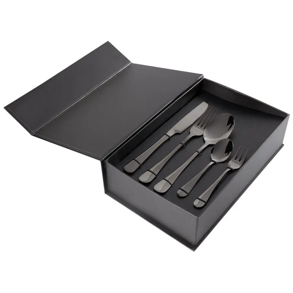 FUSILLI - Bestekset - Zwart - Roestvrij staal