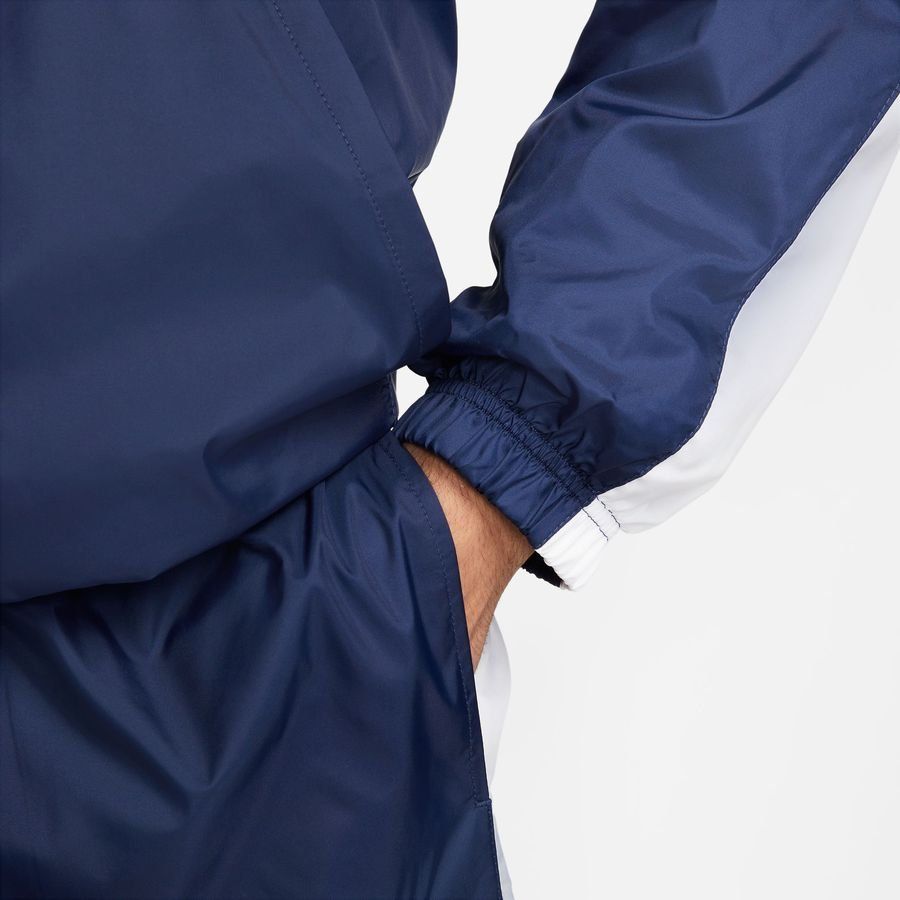 Nike Survêtement NSW Club Woven - Bleu Marine/Blanc