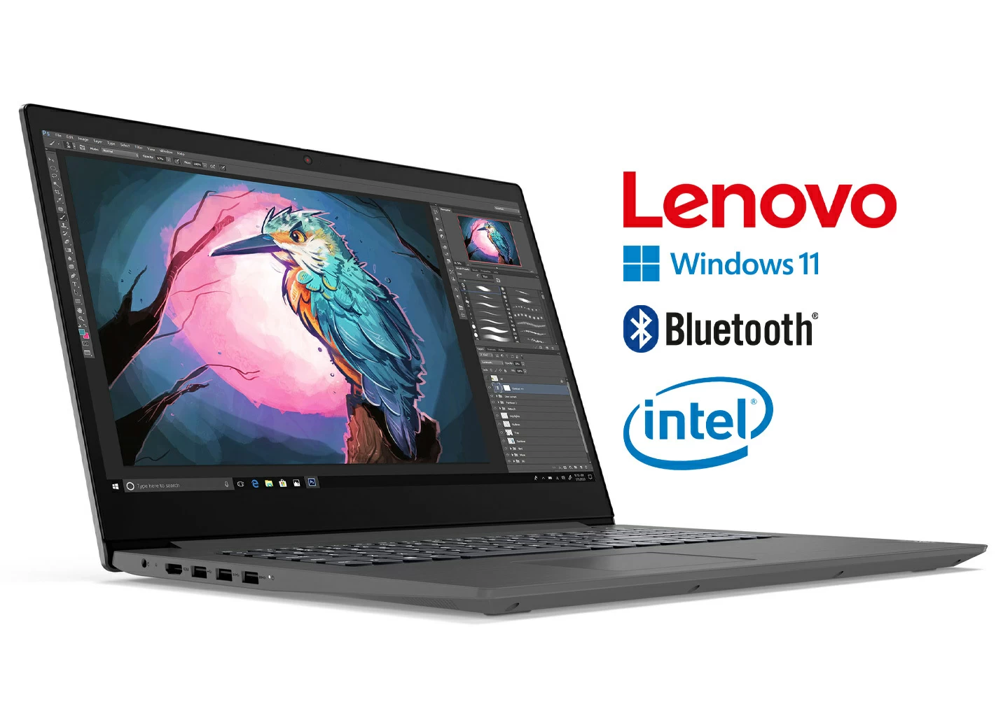 Lenovo Notebook mit 17,3“ (43,2 cm) entspiegeltem Full-HD-Display