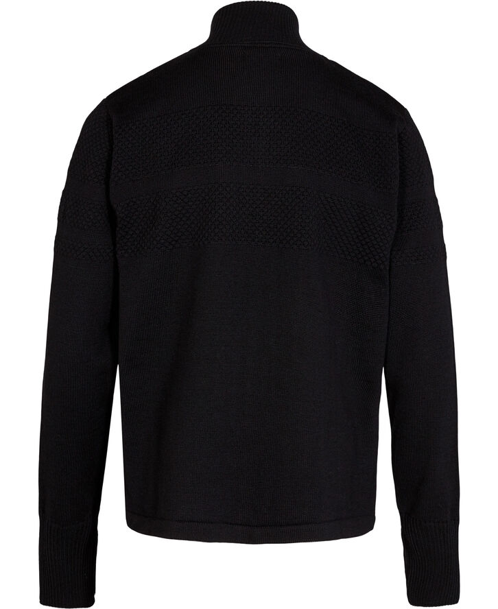 Mads Nørgaard - Copenhagen Wool Klemens Zip Knit Sort