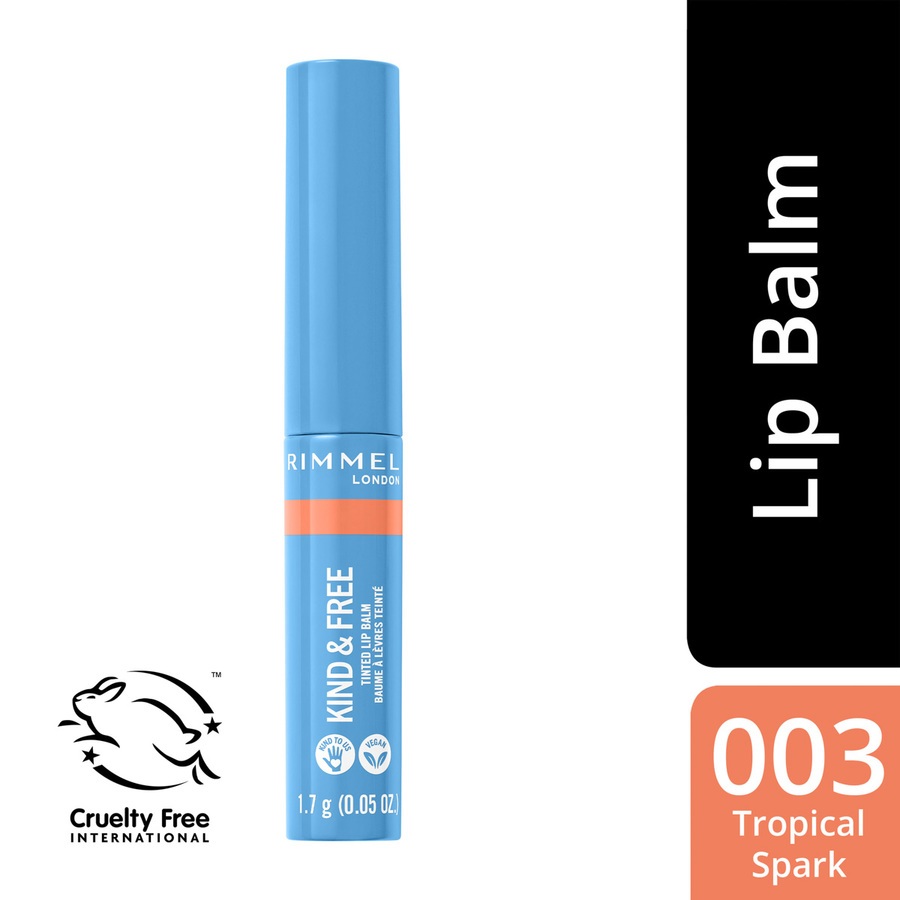 Rimmel London Kind & Free Tinted Lip Balm 003 Tropical Spark 4g