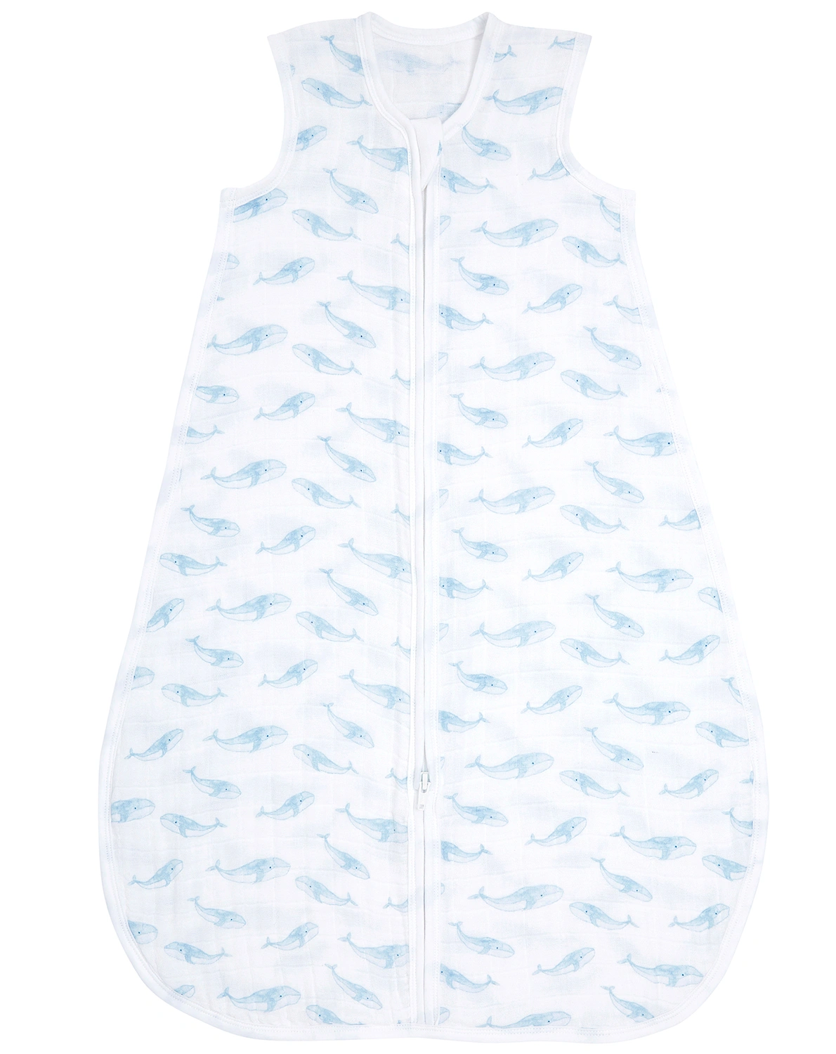 Musselin-Schlafsack OCEANIC - BLUE WHALE in blau