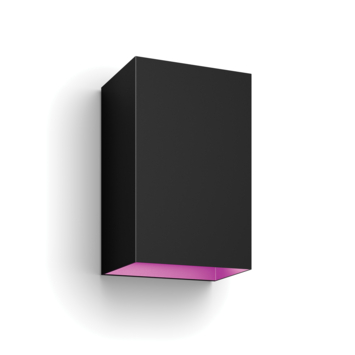Philips Hue muurlamp Resonate zwart - wit en gekleurd licht 8W