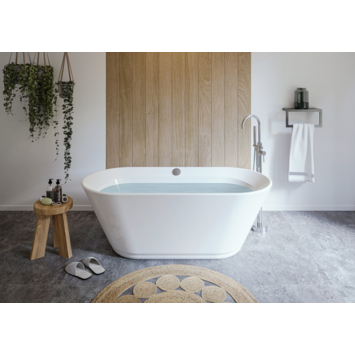 Allibert Bad Zora 176x80 cm Vrijstaand Wit Glanzend
