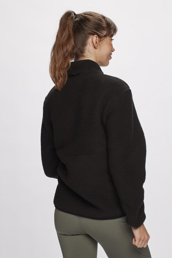 MCKINLEY Hasvik Pile fleece anorak Sort