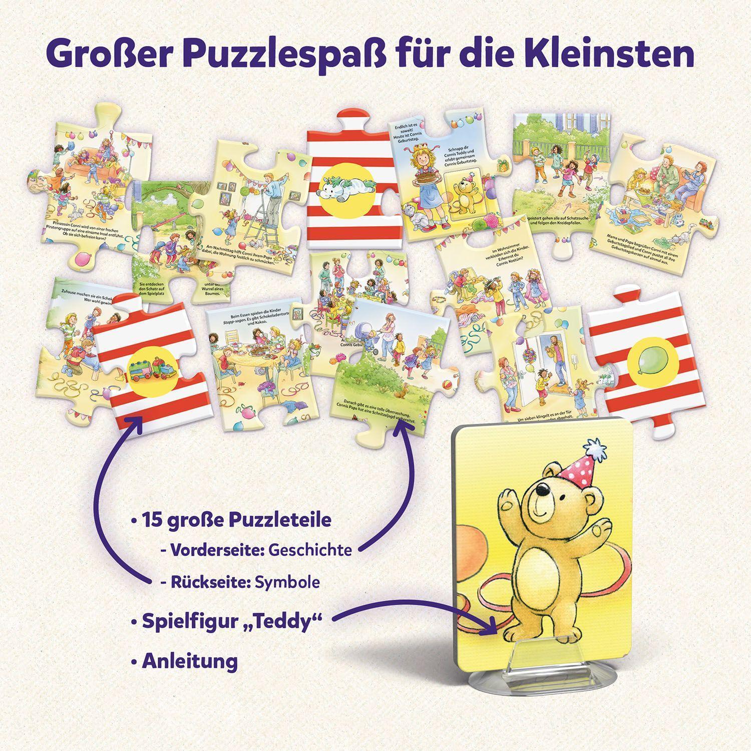 Story-Puzzle CONNI HAT GEBURTSTAG 15-teilig