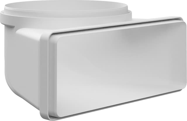 Witt IT002 vertikal bøjning til rund ventilationskanal 220x90mm