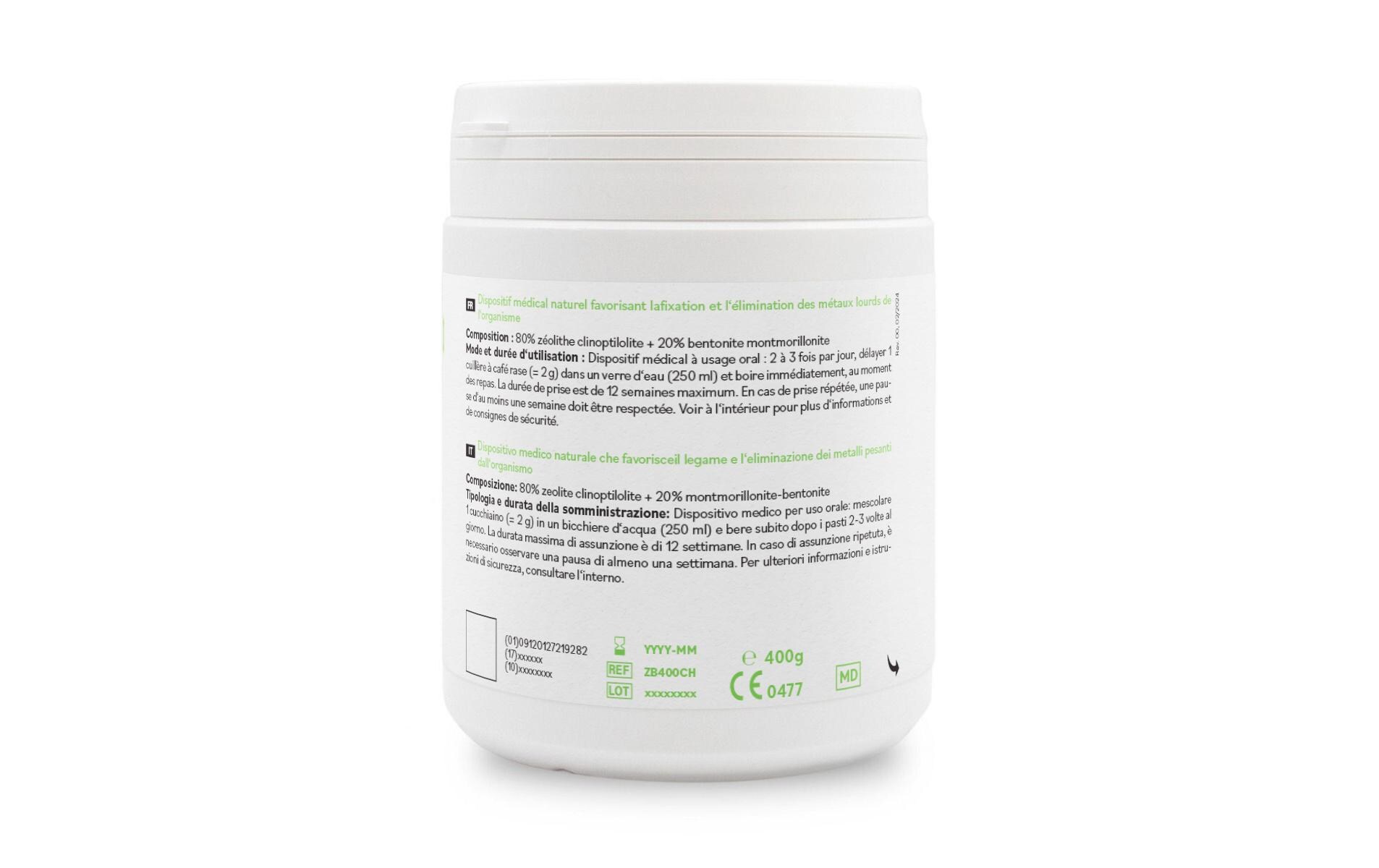 Vulkanmineralien Detox Pulver 400 gNatürliches Medizinprodukt