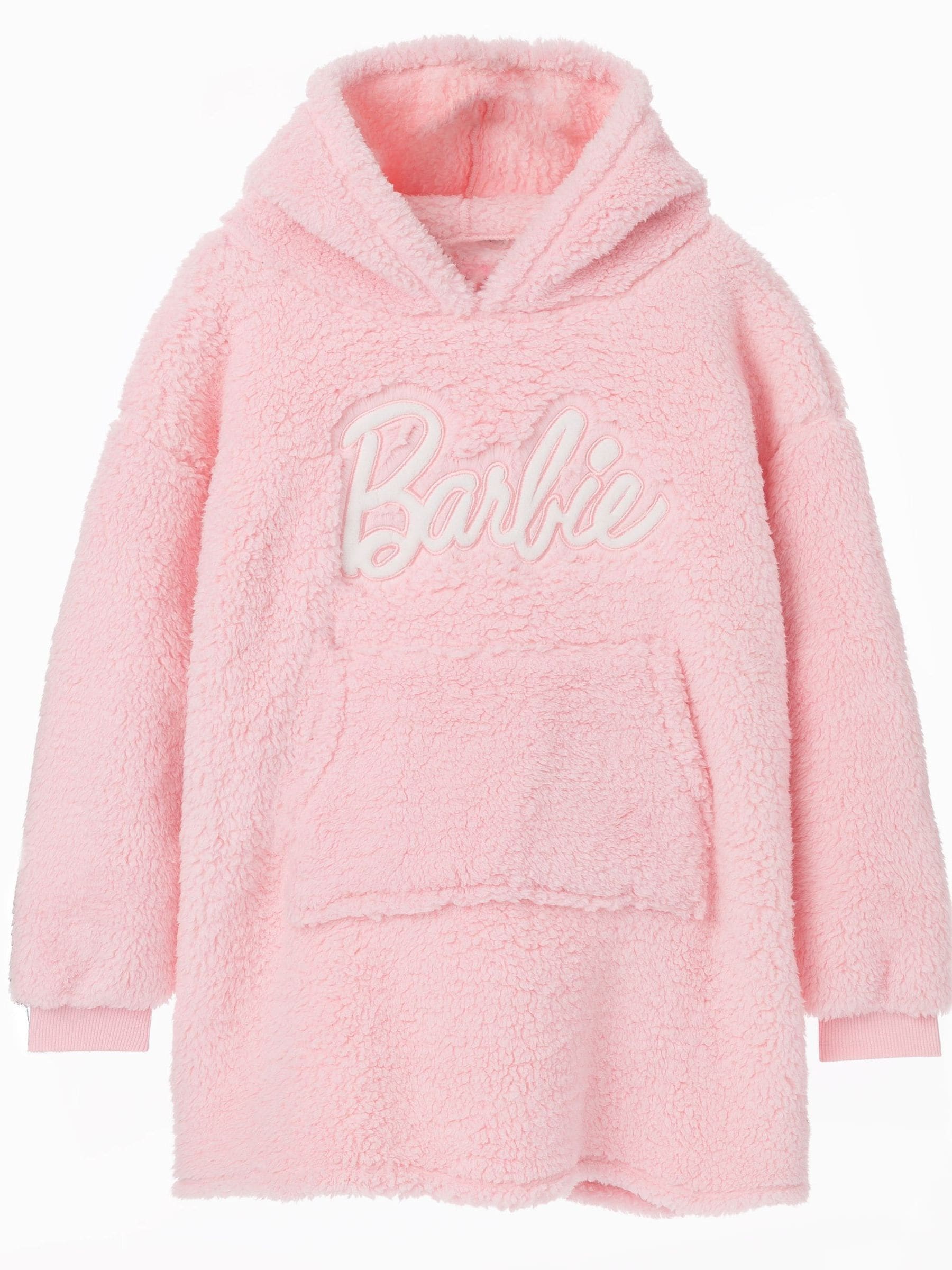 Roze met Barbie - Vanilla Underground dekenhoody voor meisjes