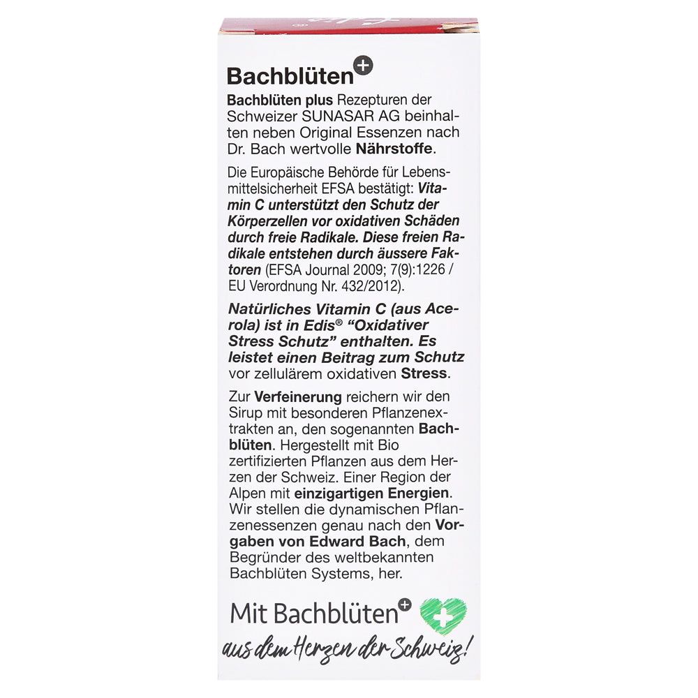 Edis Oxidativer Stress Schutz Bachblüten Sirup