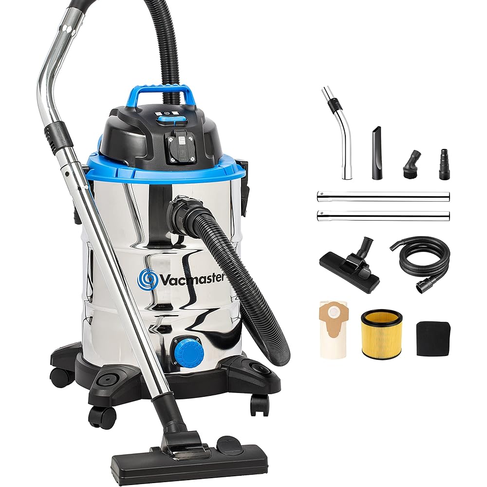 Vacmaster VQ1530SFDC-DE, Nettoyeur de Vacuum, Acier Inoxydable, 1500 W 30 L, 1500W 30L Edelstah : Cuisine et Maison