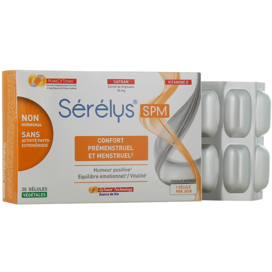 Serelys SPM Confort : syndrome prémenstruel - Complément alimentaire