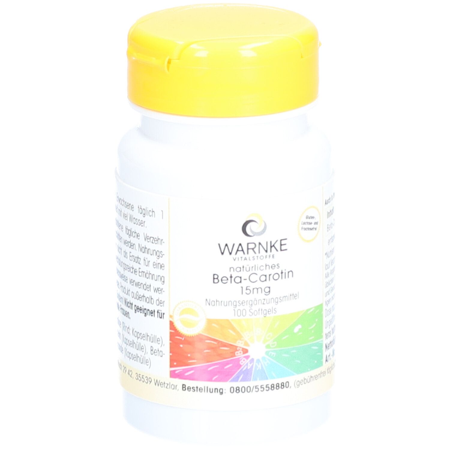 WARNKE Beta-Carotin 15 mg natürlich
