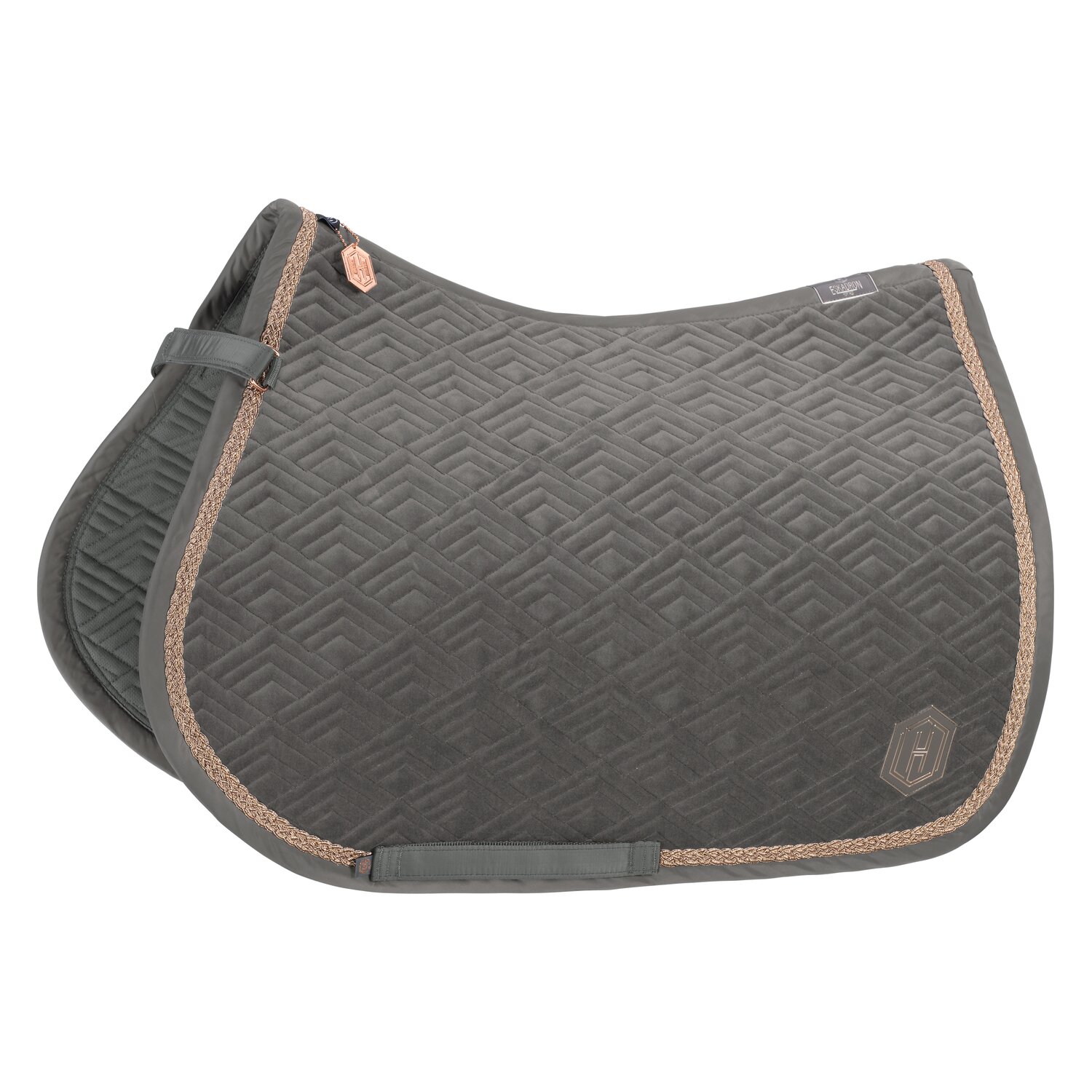 ESKADRON Heritage Schabracke Velvet Emblem - earl grey