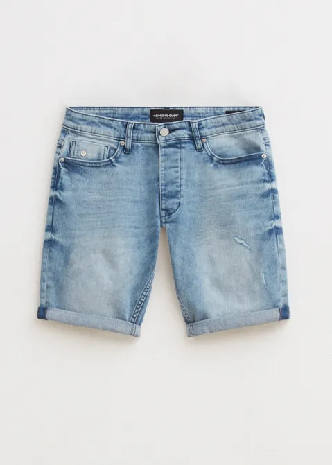 Skinny korte broek blauw (BLW.USM)