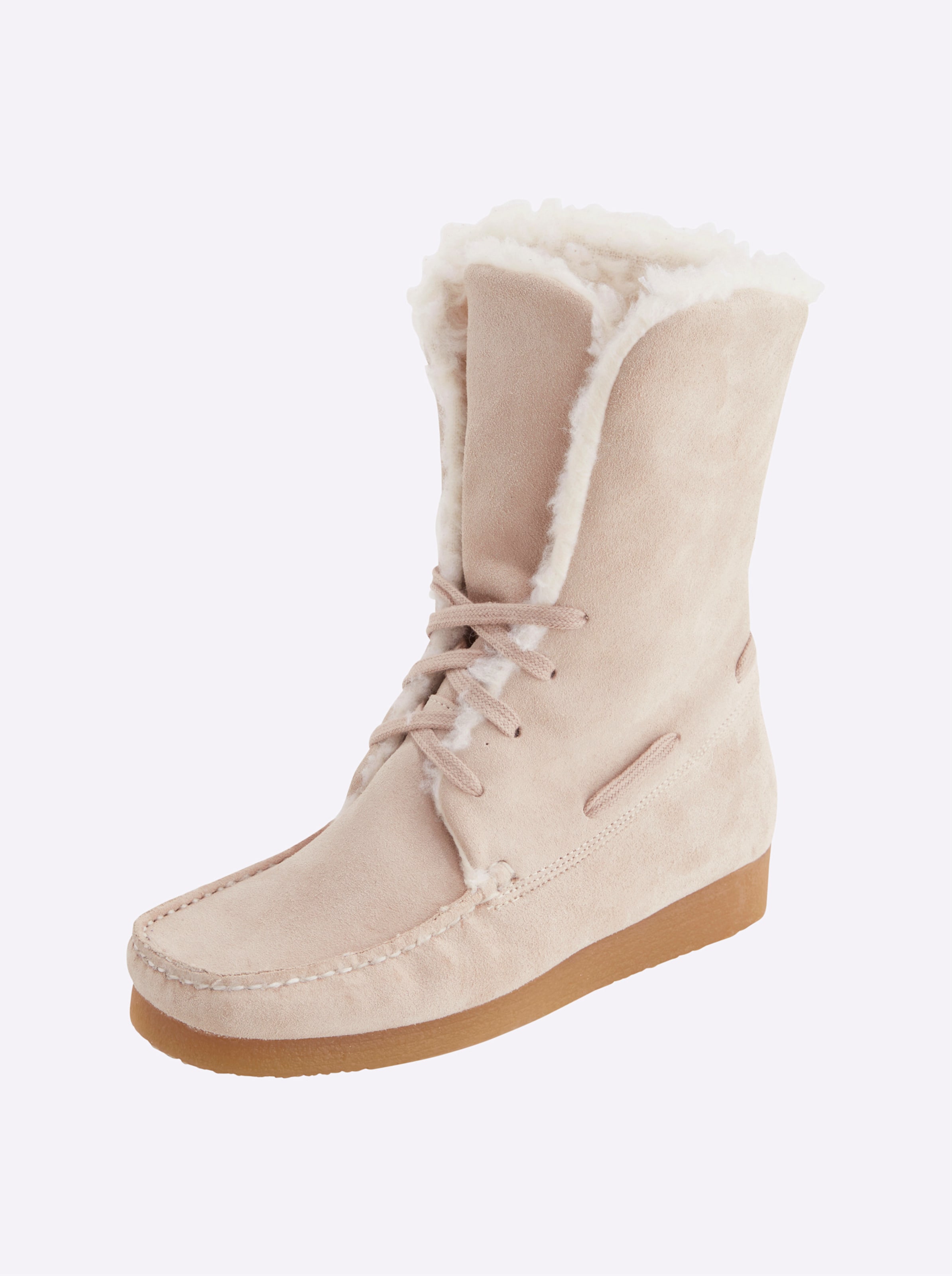 heine Stiefelette in ecru