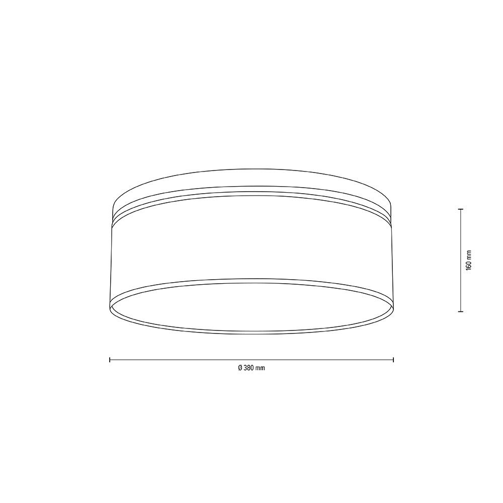TAKLAMPE BRITOP BOHO 2XE27 25W OLJET EIK