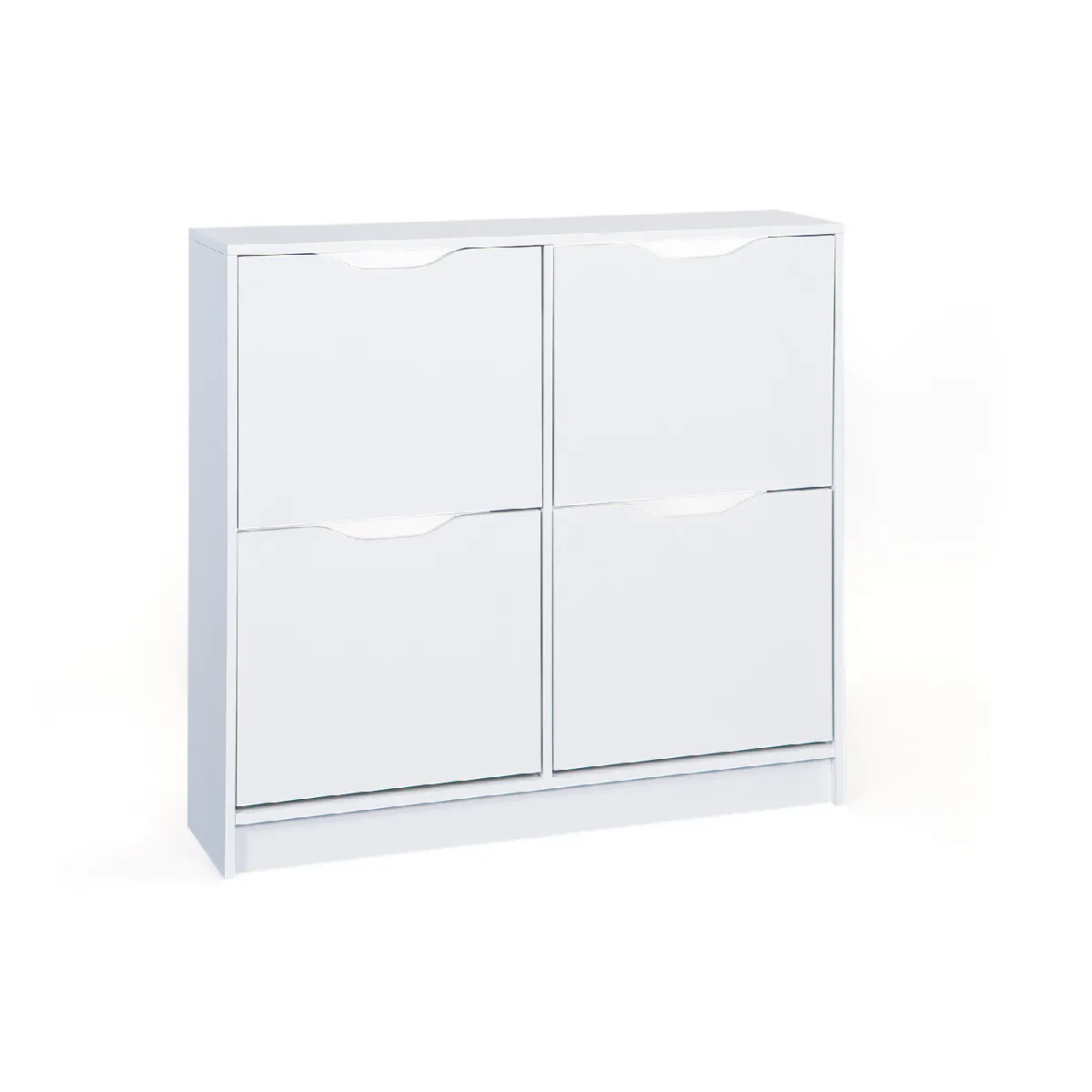 ALTER Meuble à chaussures 4 portes - Blanc