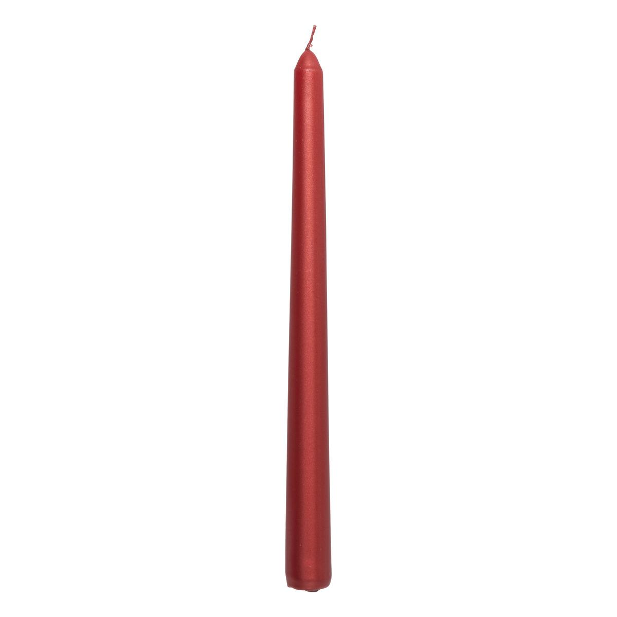 BOUGIE BATON SATIN ROUGE 192G X4 PIECES