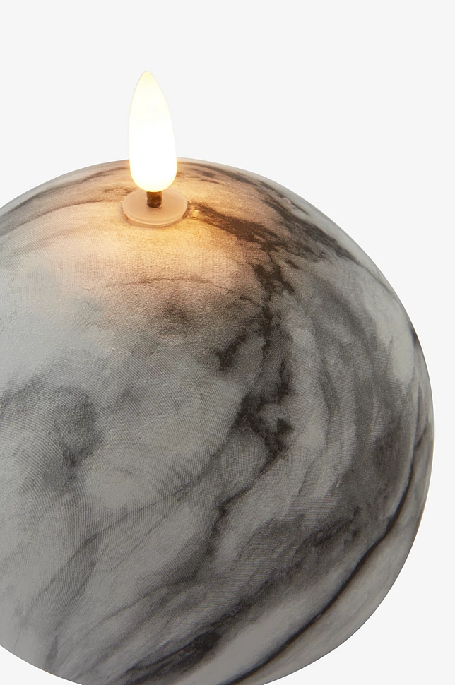 FLAMME MARBLE kubbelys LED 12 cm