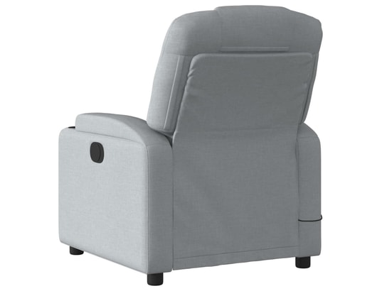 VIDAXL - Fauteuil Relaxation Fauteuil de massage inclinable - Gris clair - 74x88x97cm