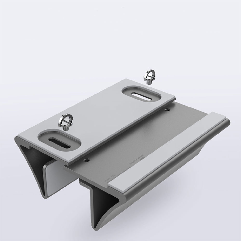 Aluminium Desktop Tisch Ständer Vertical Stand Macbook / Notebook - Space Grau