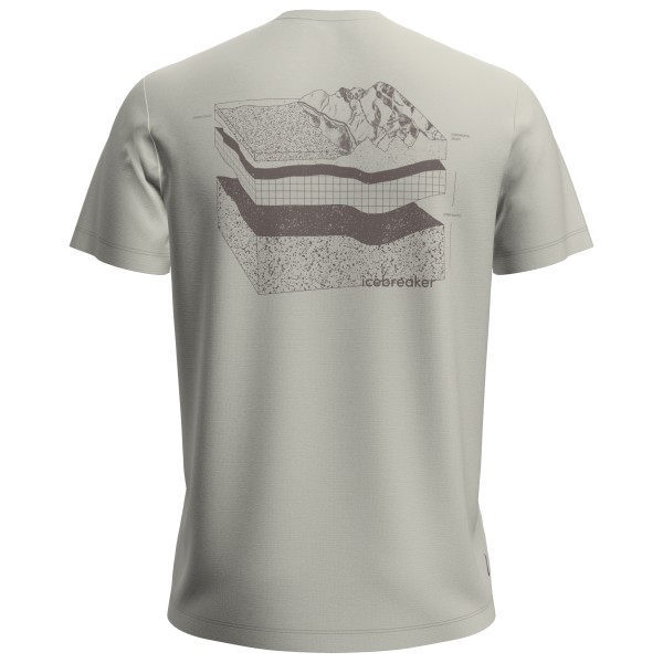 Icebreaker - Merino 150 Tech Lite S/S Tee Evolving Layers - Haut en mérinos
