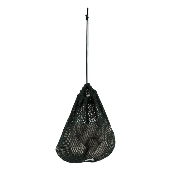 The Organic Company Sac filet en coton bio L | Vert foncé