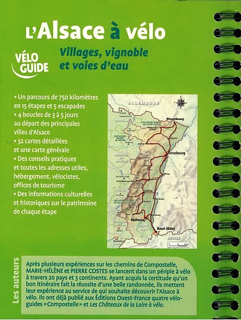 OUEST FRANCE - L ALSACE A VELO