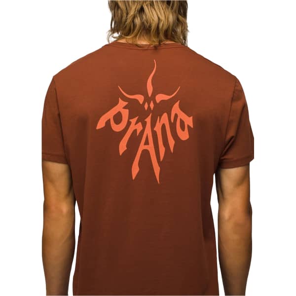 T-shirt PRANA HERITAGE GRAPHIC SS TEE M CRIMSON LOGO