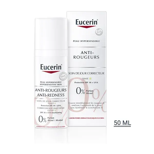 Creme de dia corretivo com cor e anti-vermelhidão Eucerin FPS 30 50ml