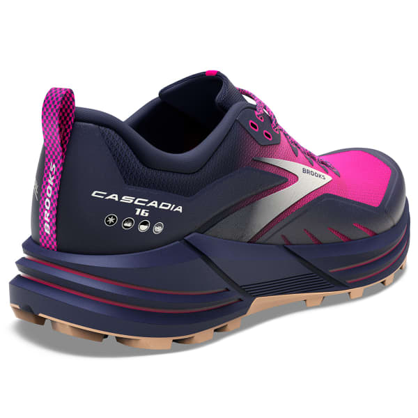 Chaussure trail BROOKS CASCADIA 16 W PEACOAT/PINK/BISCUIT
