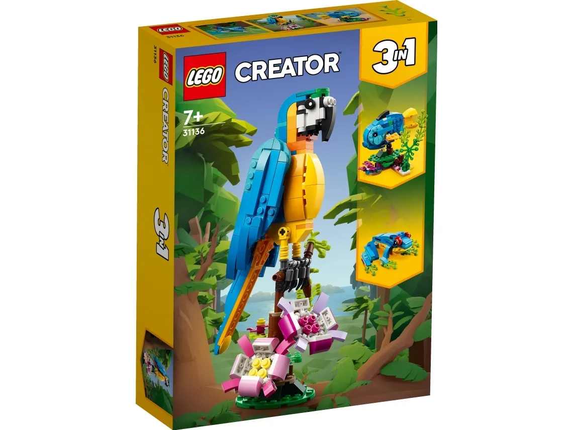 LEGO Creator 31136 Eksotisk papegøje