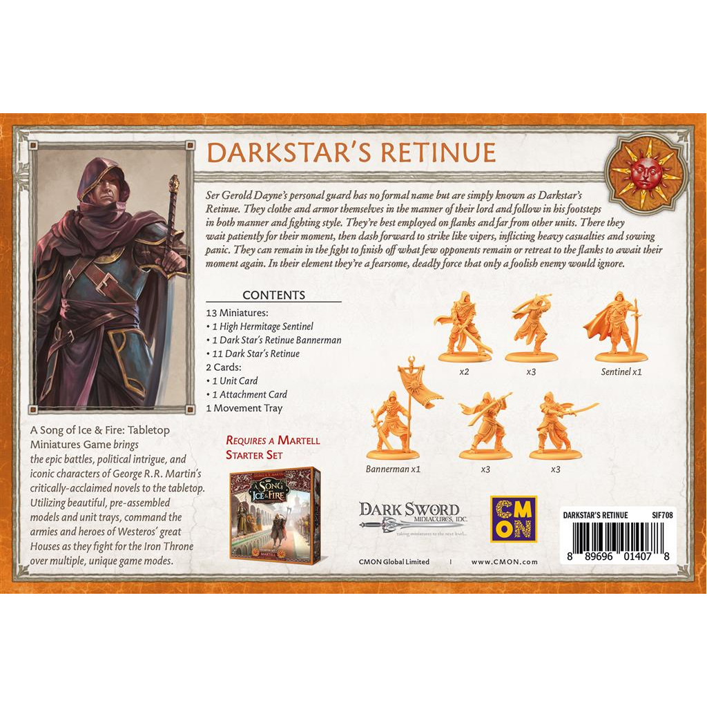 Le Trône de Fer : le Jeu de Figurines - Escorte de Sombre Astre