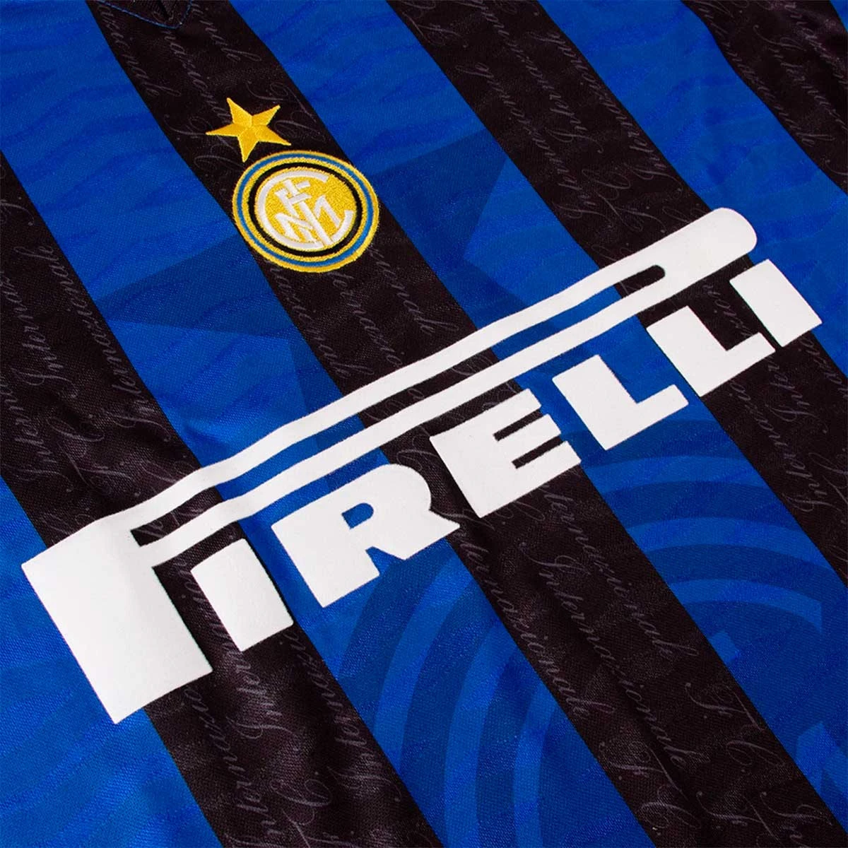 T-Shirt COPA Internazionale Milán FC Primeiro Equipamento 1997-98