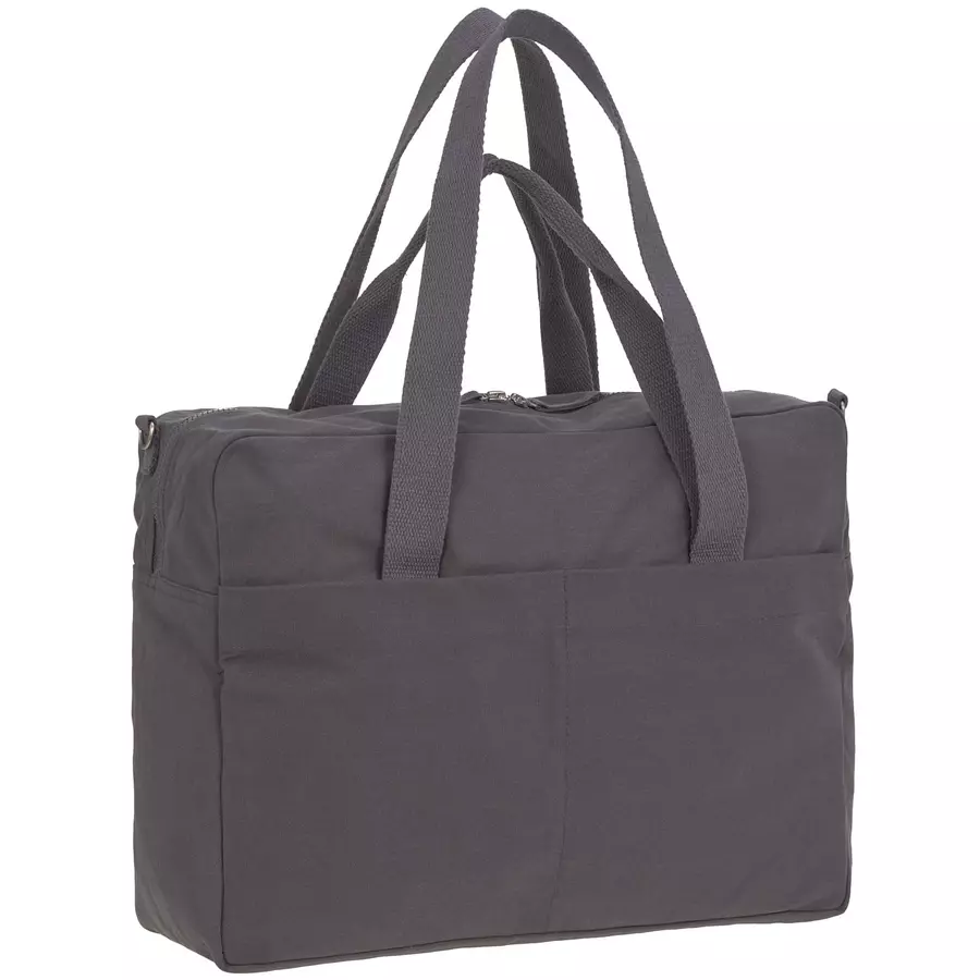 LÄSSIG Wickeltasche Green Label Cotton Essential Bag anthrazit