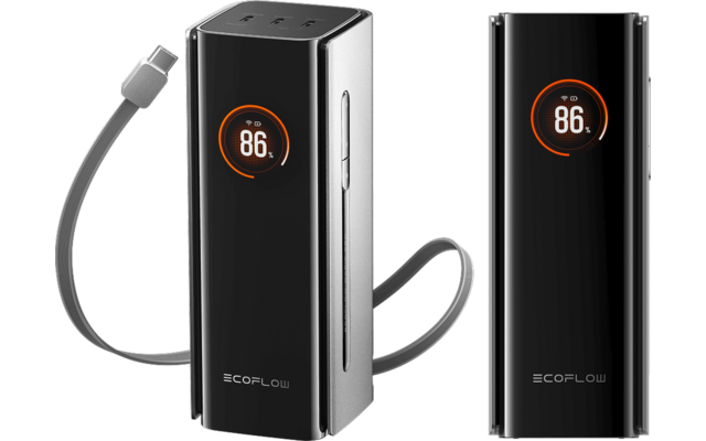 EcoFlow Rapid Pro Powerbank USB-C Schnellladegerät / App & LCD-Display