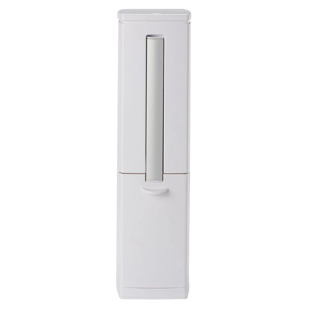 Poubelle brosse WC blanche