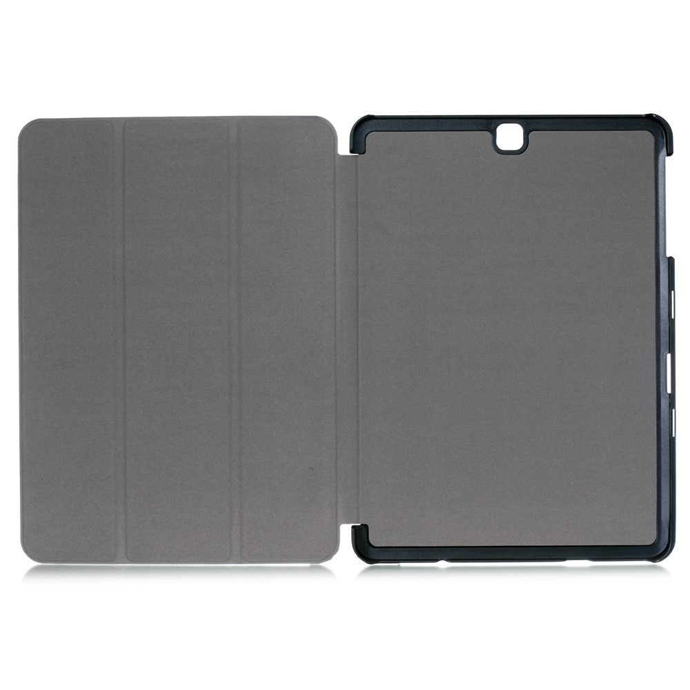 Samsung Galaxy Tab S2 9.7 Leder Tasche Smart Cover Hülle - Schwarz