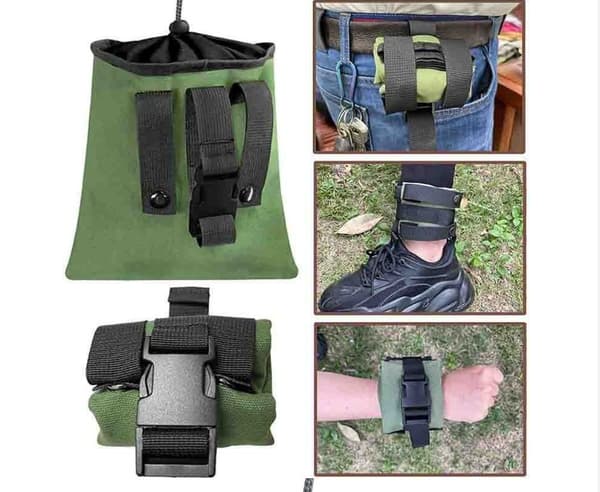 INF Canvas Foraging Pouch - Håndfri bærplukkepose