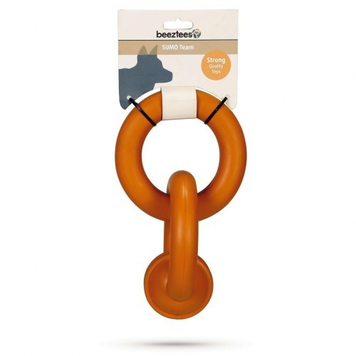 Brinquedo laranja para cachorro