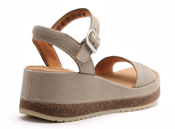 Clarks nu pieds plats femme kassanda beige