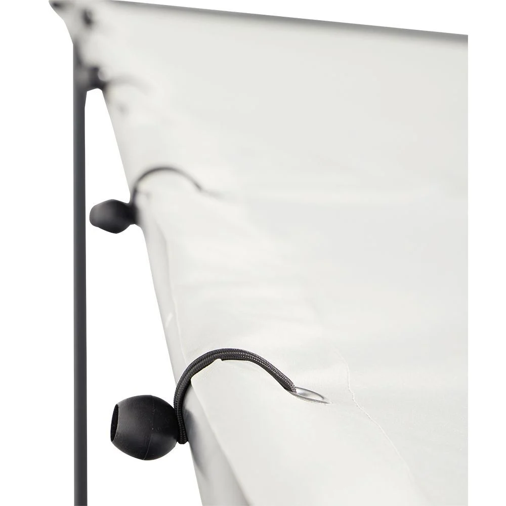 Tonnelle adossée Guethary gris et beige 298x298xH250cm