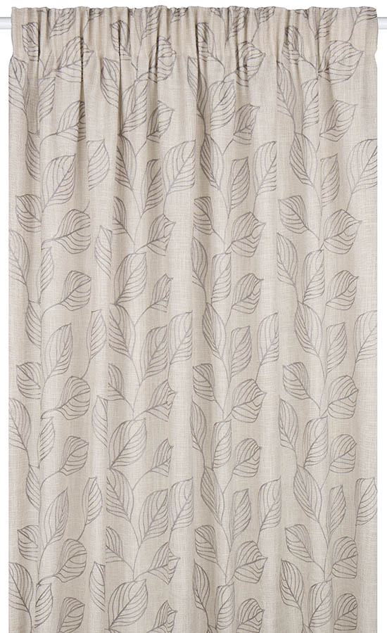 Aguero gardin 135x230 beige/grå