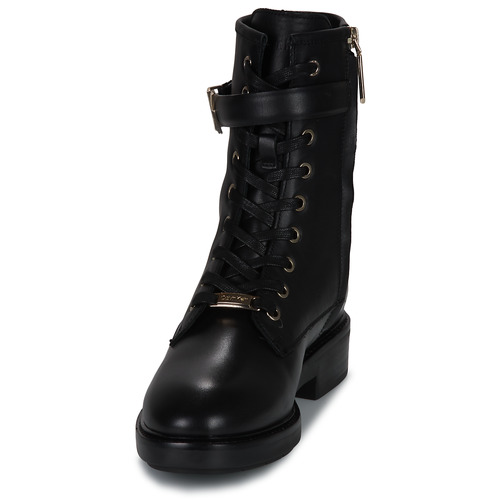 Calvin Klein Jeans - RUBBER SOLE COMBAT BOOT W HW - Noir