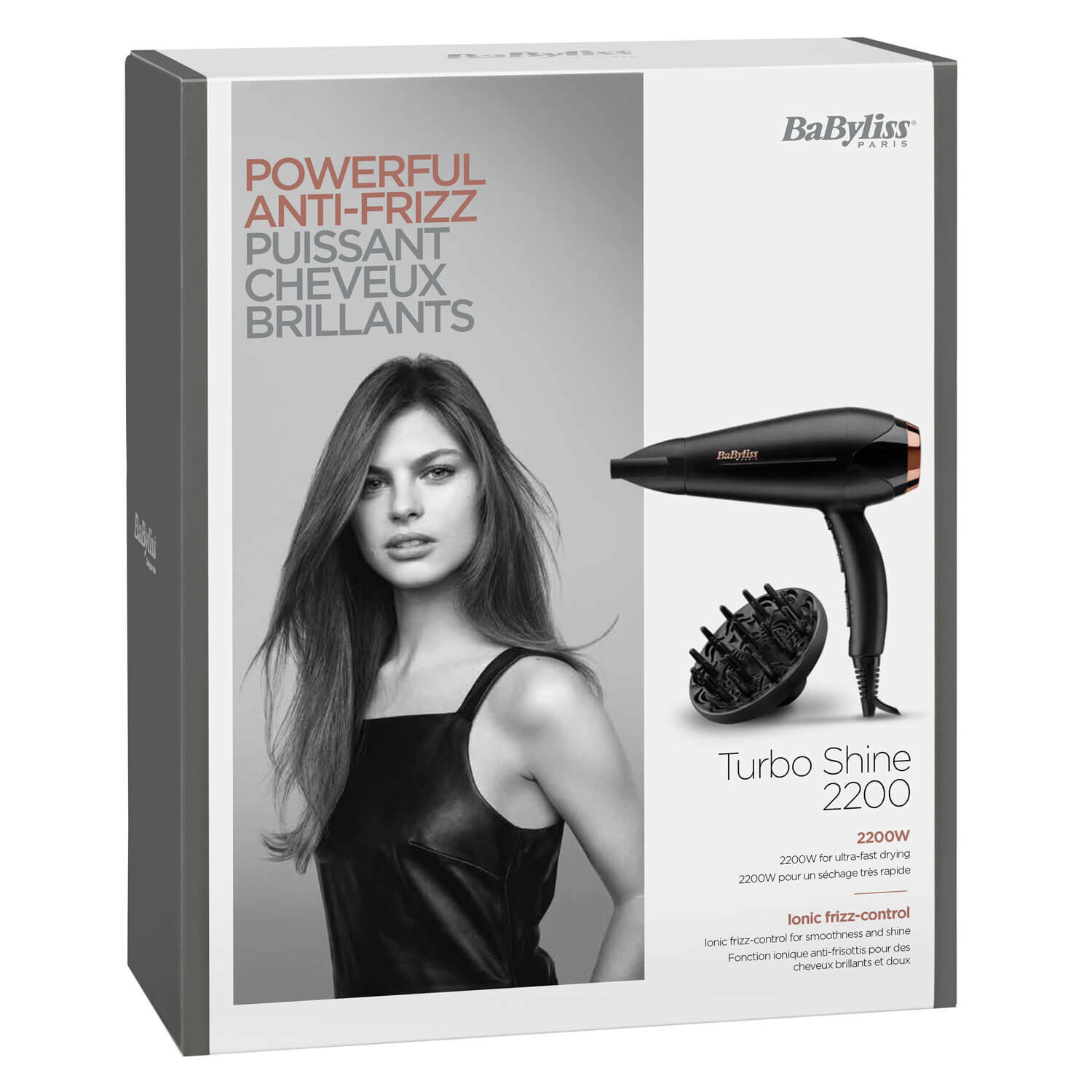 BABYLISS Haartrockner<br>1 Stück, Turbo Shine 2200 W