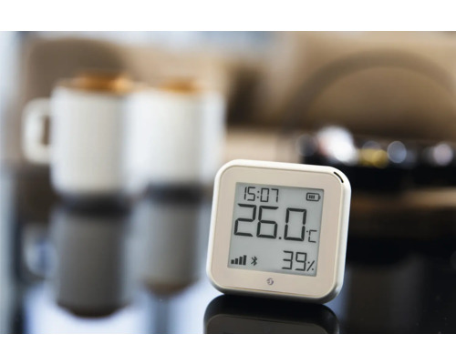 Shelly Plus H&T Gen 3 Ivoor Temperatuur- en vochtigheidssensor WiFi WLAN Bluetooth USB-C wit - Compatibel met Smart Home van hornbach